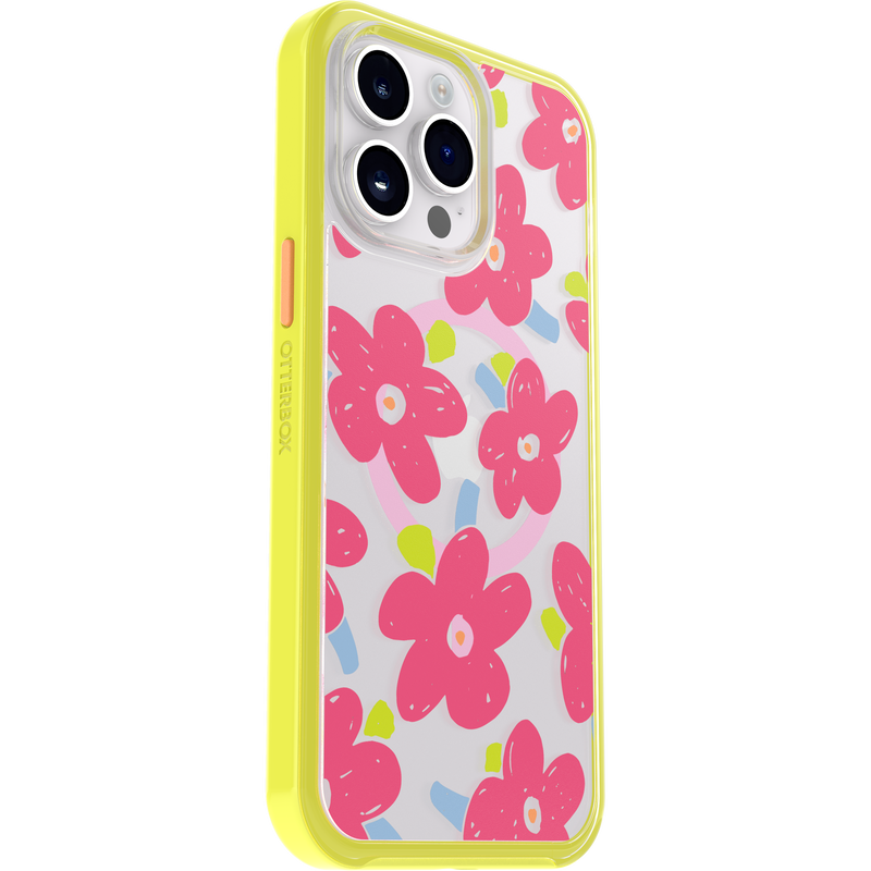 product image 3 - iPhone 14 Pro Max Case Symmetry Series Clear for MagSafe Fluttering Flora