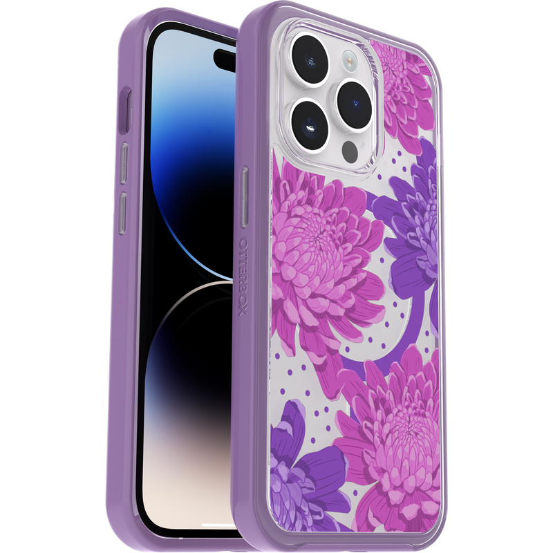 product image 1 - iPhone 14 Pro ケース Symmetry MagSafe ケースシリーズ（Fluttering Flora）