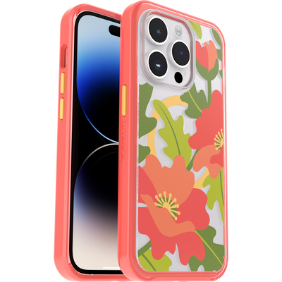 iPhone 14 Pro Case | Symmetry Series Clear for MagSafe - Fluttering Flora