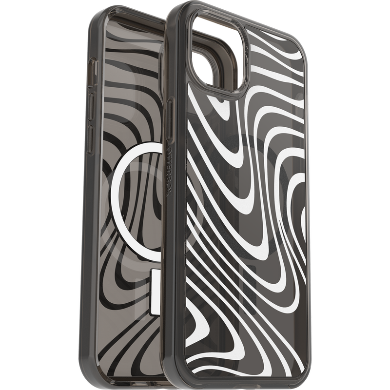 product image 1 - iPhone 15 Plus、iPhone 14 Plus 保護殼 Symmetry MagSafe 炫彩幾何透明系列（黑白）