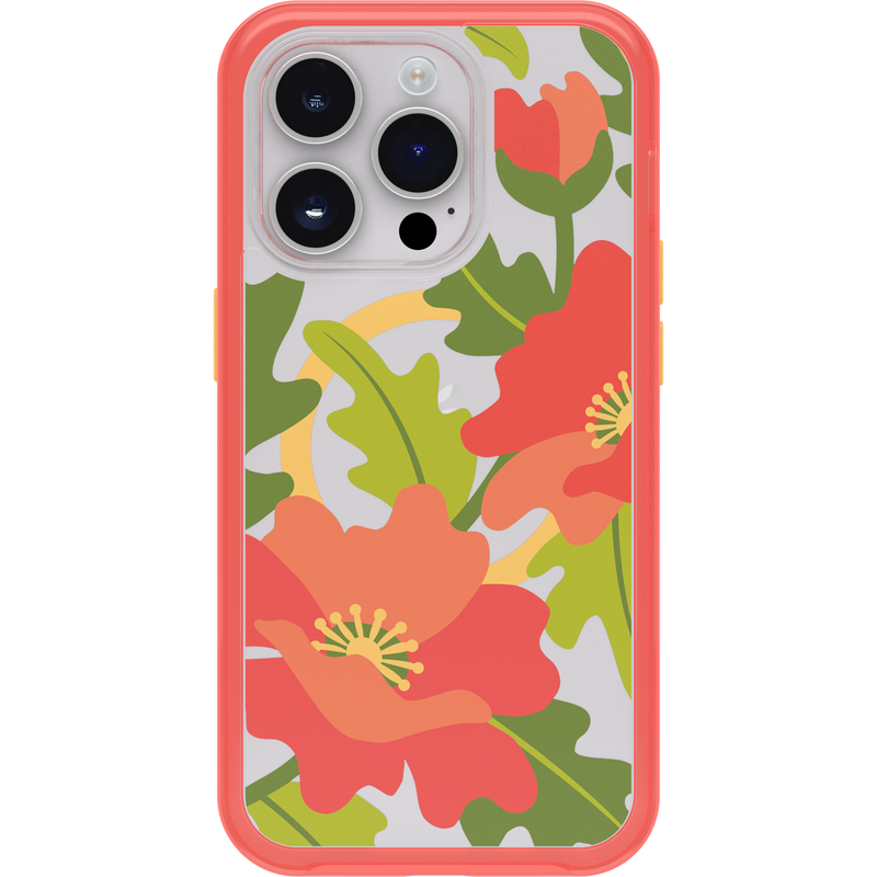 product image 2 - iPhone 14 Pro ケース Symmetry MagSafe ケースシリーズ（Fluttering Flora）