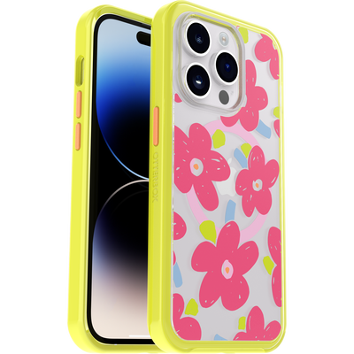 iPhone 14 Pro 保護殼｜Symmetry MagSafe 炫彩幾何透明系列（飄花）