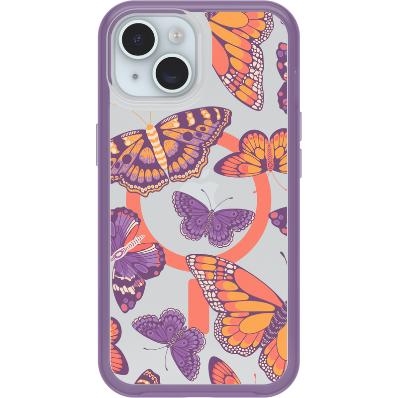 product image 2 - iPhone 15、iPhone 14、iPhone 13 ケース Symmetry MagSafe シリーズ（Fluttering Flora）