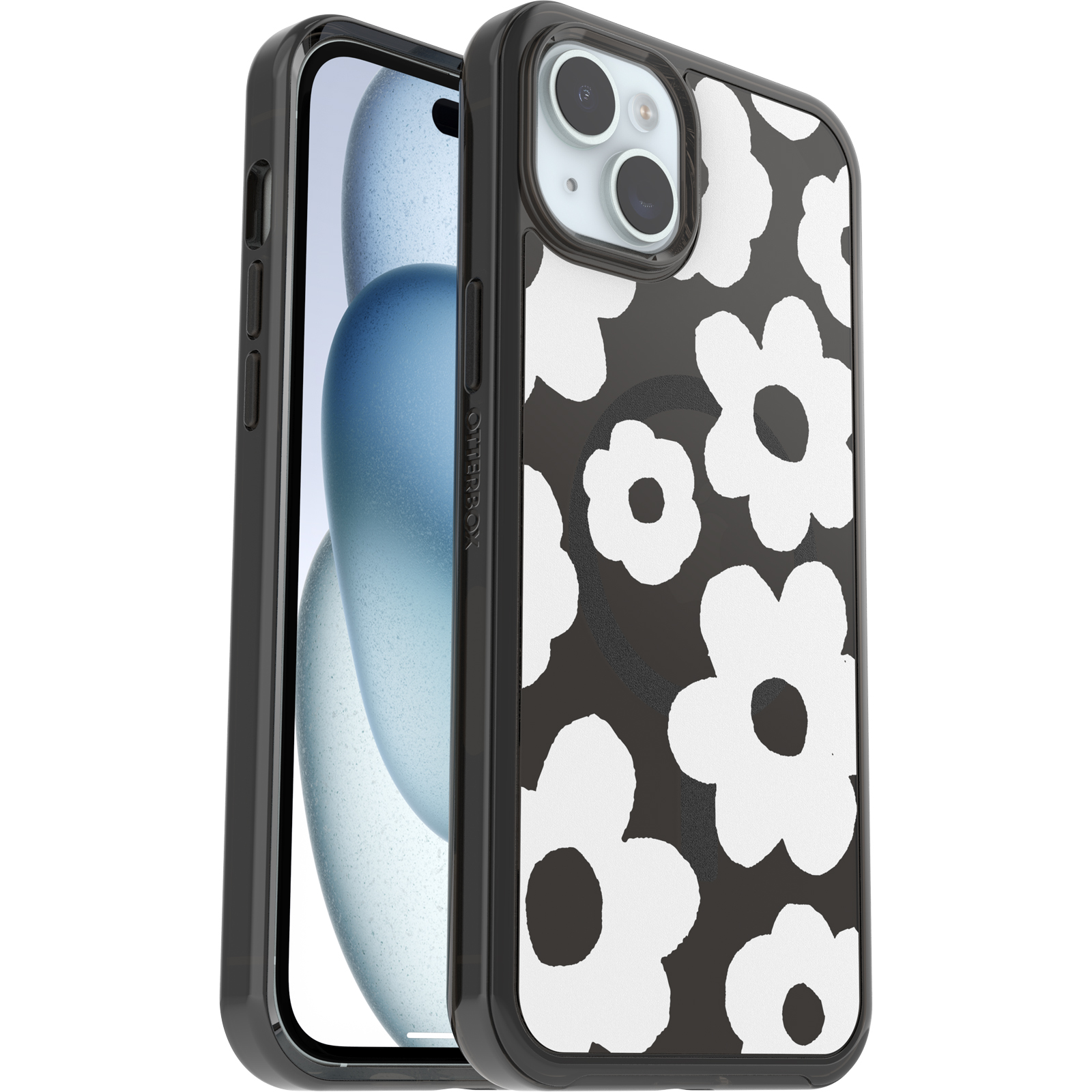 ブラック/ホワイト Symmetry Series Clear for MagSafe iPhone 15