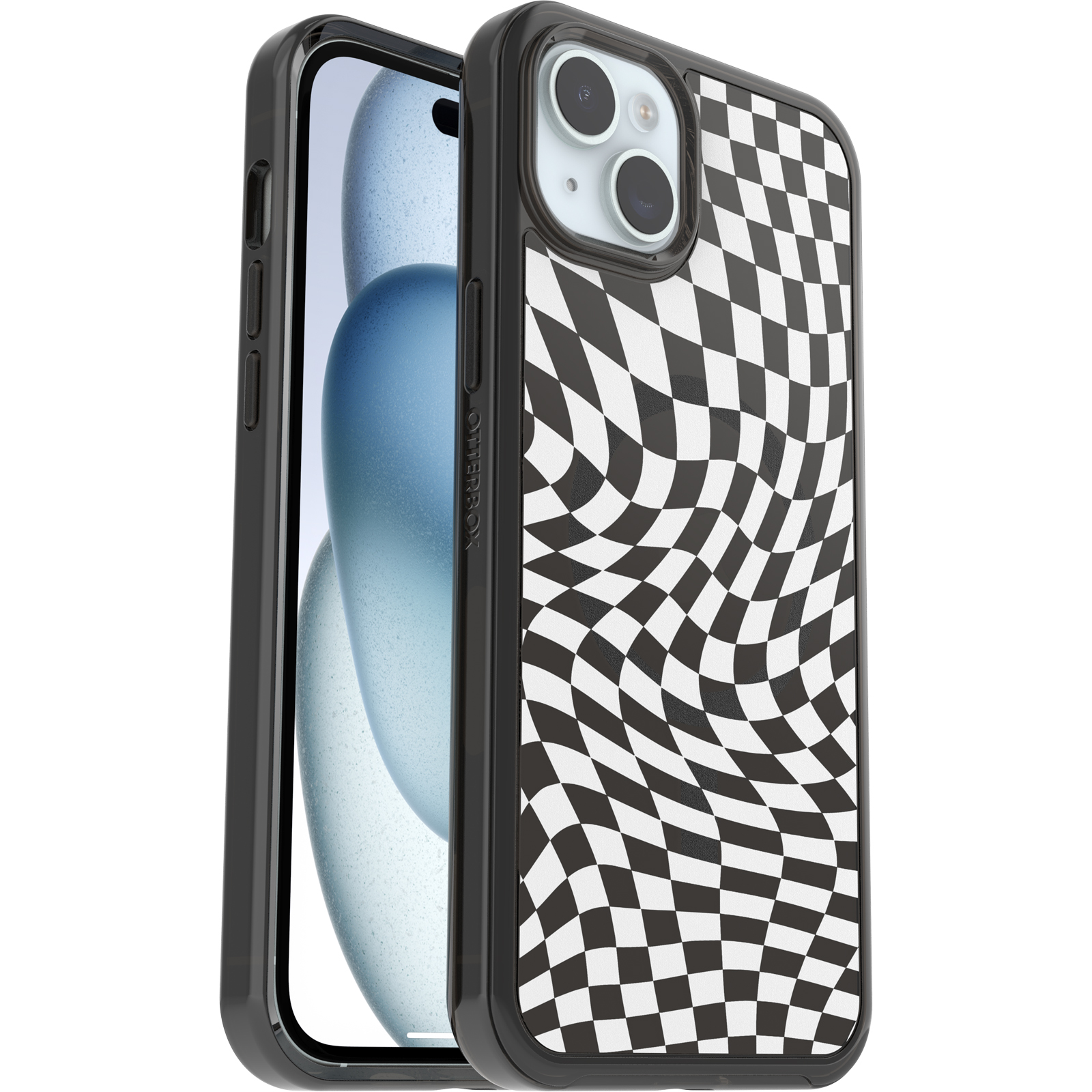 ブラック/ホワイト Symmetry Series Clear for MagSafe iPhone 15 
